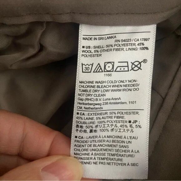 Banana Republic Wool Seafarer Explorer Pants Herringbone Beige - Picture 13 of 15